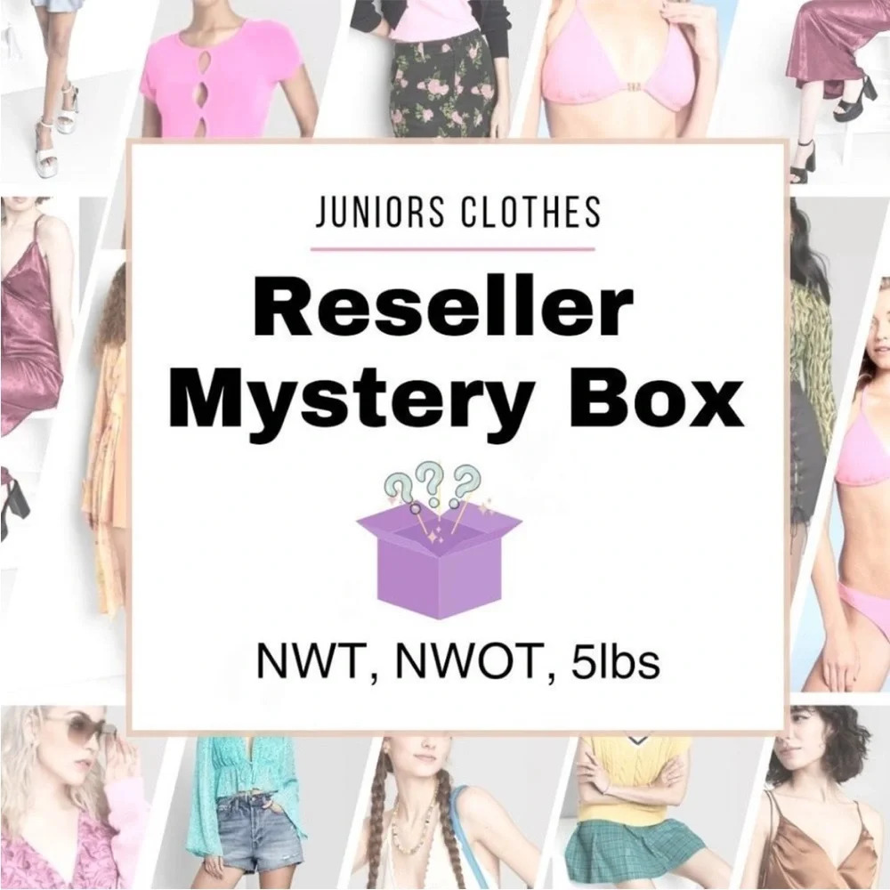 Juniors Brands Reseller Mystery Box 10+ items + 1-2 jewelry pieces + freebies